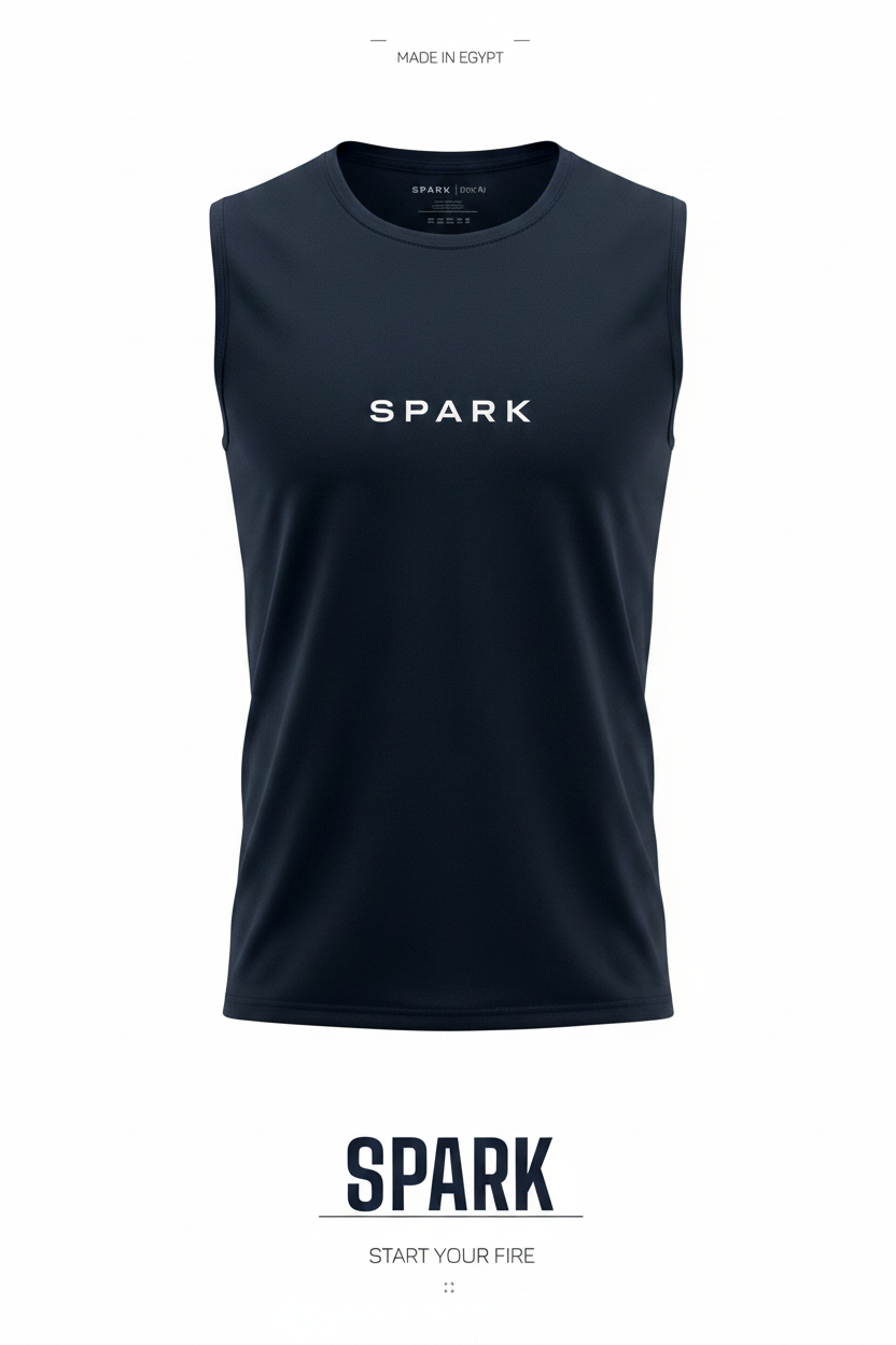 Dark Blue Tank Top