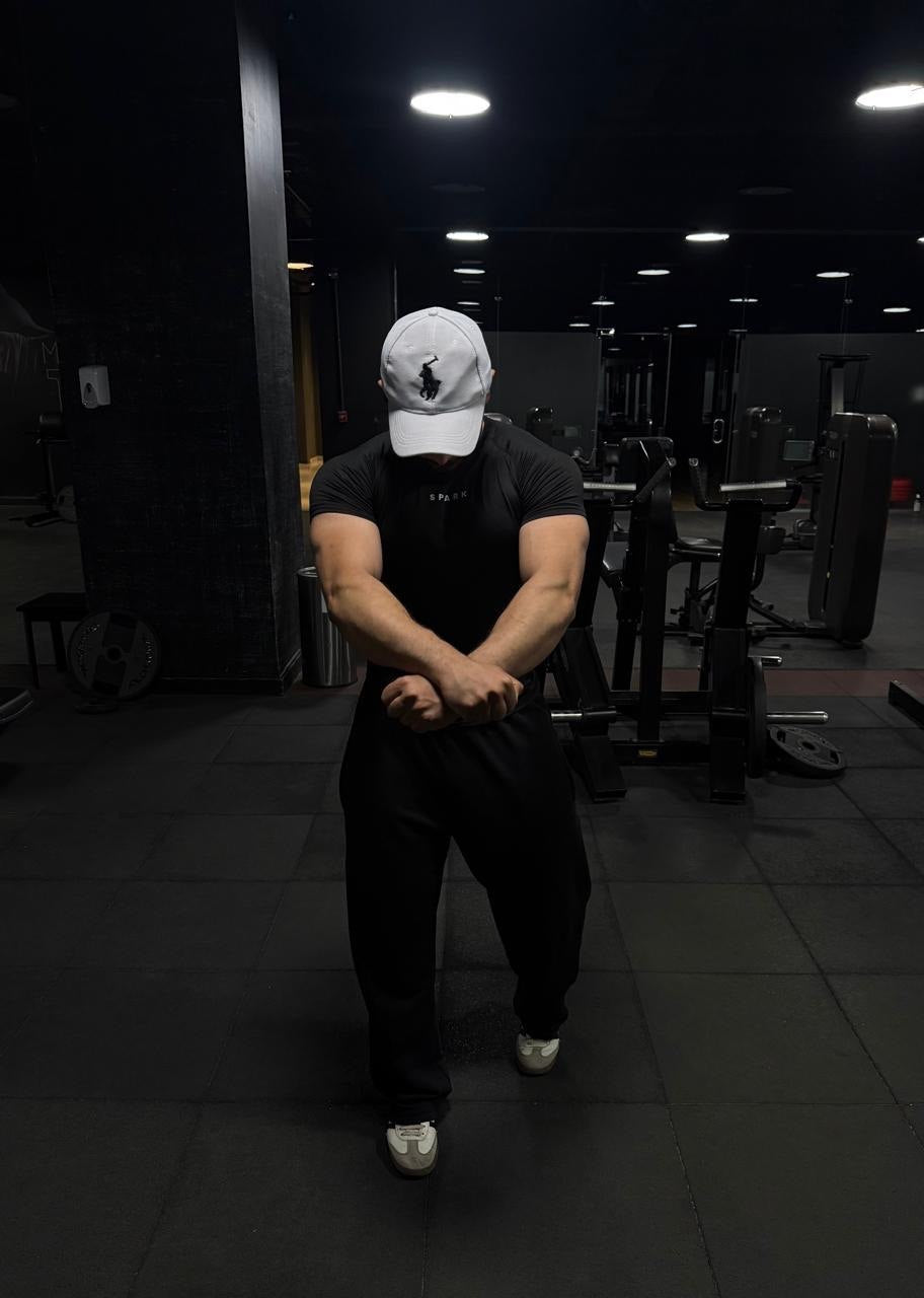 SPARK Semi-Compression T-Shirt – Black